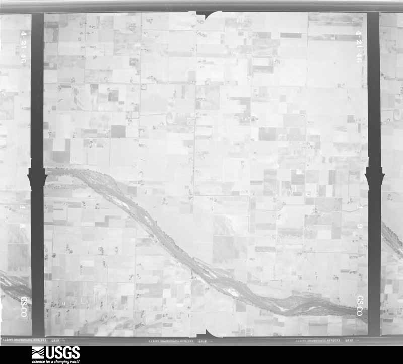 U.S. Geological Survey aerial photograph, 1946-04-21, scale 1:20000