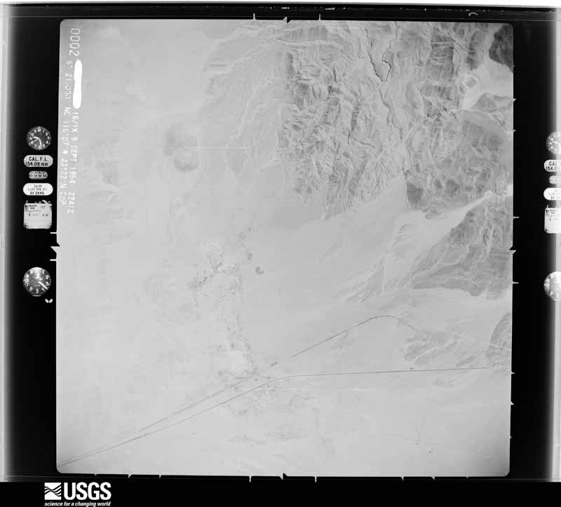 U.S. Geological Survey aerial photograph, 1954-09-08, scale 1:37400