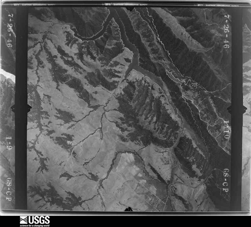 U.S. Geological Survey aerial photograph, 1946-07-26, scale 1:23600