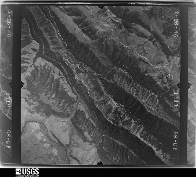 U.S. Geological Survey aerial photograph, 1946-07-26, scale 1:23600