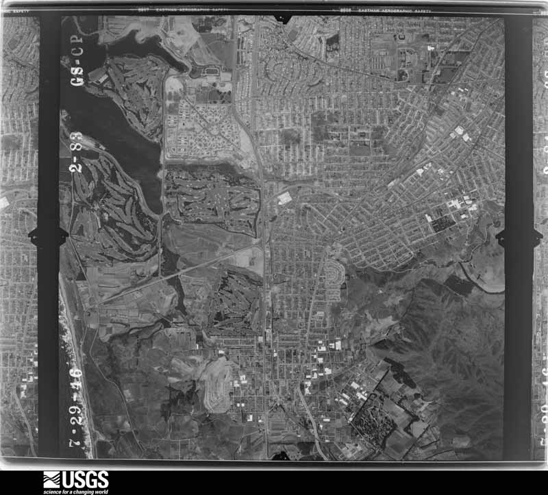 U.S. Geological Survey aerial photograph, 1946-07-29, scale 1:23600