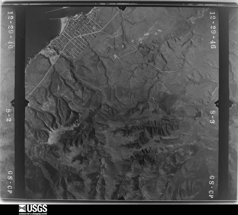 U.S. Geological Survey aerial photograph, 1947-01-16, scale 1:23600