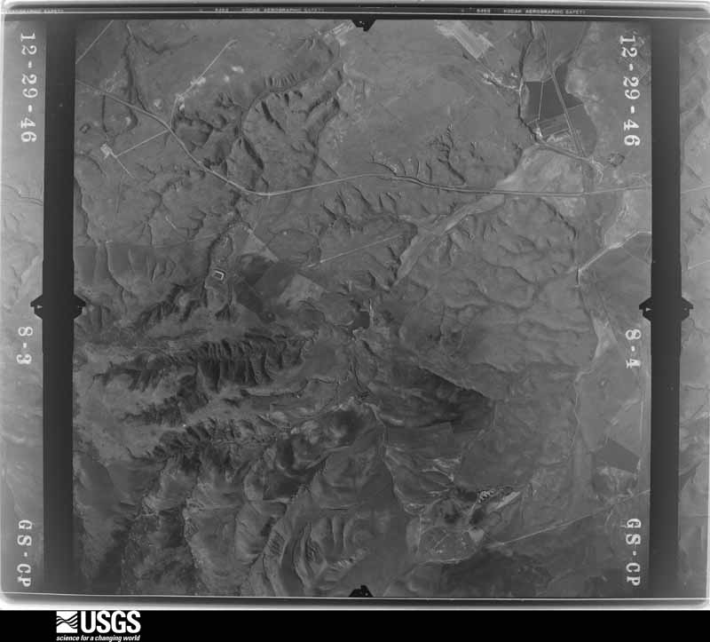 U.S. Geological Survey aerial photograph, 1947-01-16, scale 1:23600