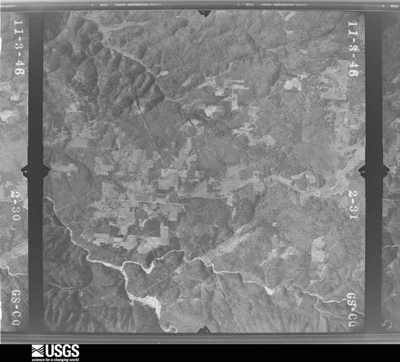 U.S. Geological Survey aerial photograph, 1946-11-27, scale 1:37400
