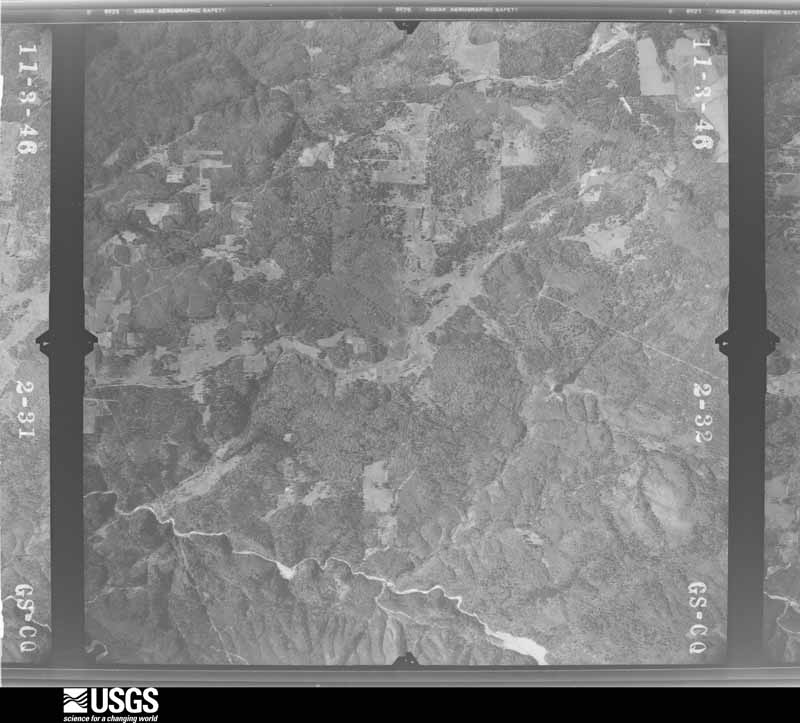 U.S. Geological Survey aerial photograph, 1946-11-27, scale 1:37400