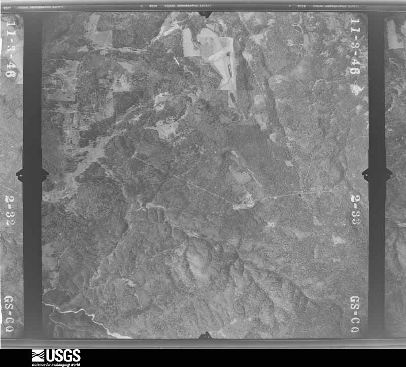 U.S. Geological Survey aerial photograph, 1946-11-27, scale 1:37400