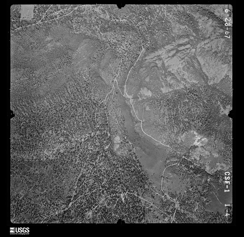 U.S. Geological Survey aerial photograph, 1967-06-28, scale 1:12000
