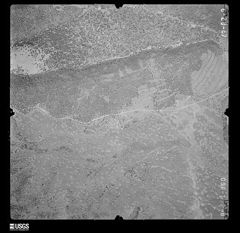 U.S. Geological Survey aerial photograph, 1967-06-28, scale 1:12000
