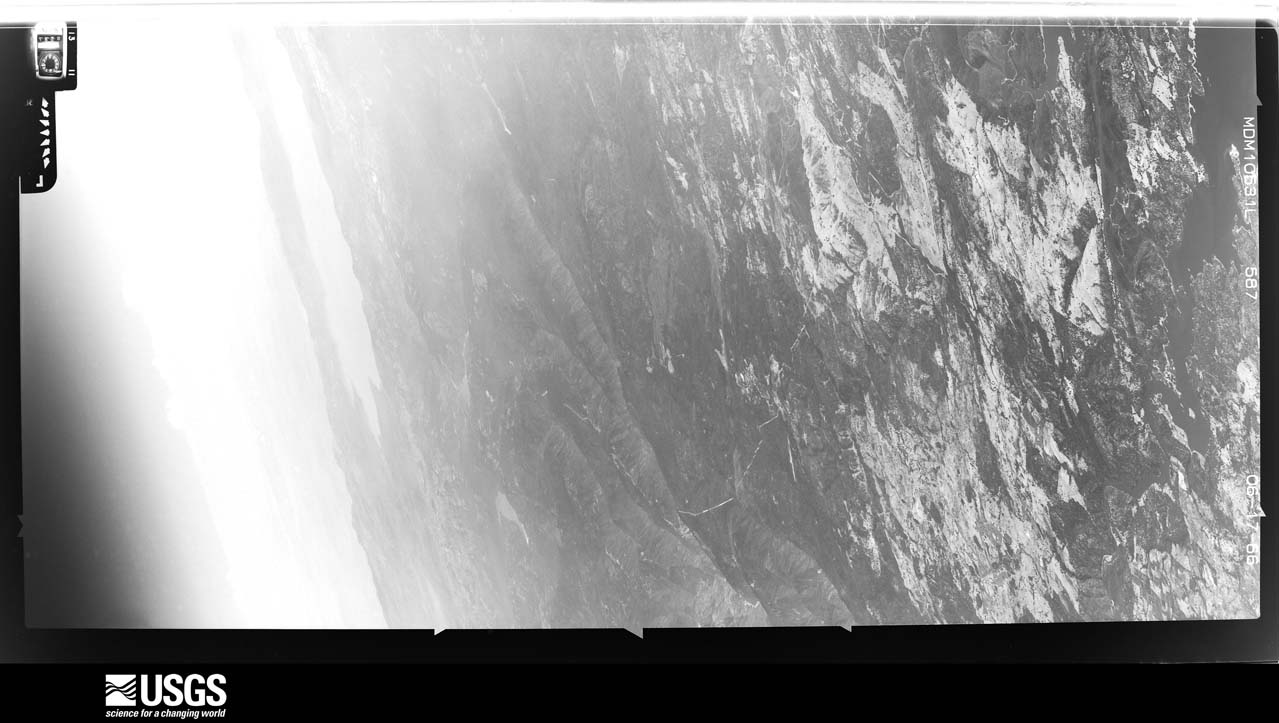 U.S. Geological Survey aerial photograph, 1966-06-17, scale 1:21670