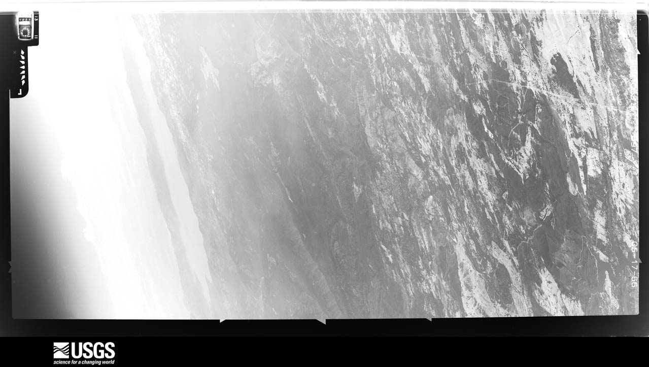 U.S. Geological Survey aerial photograph, 1966-06-17, scale 1:21670