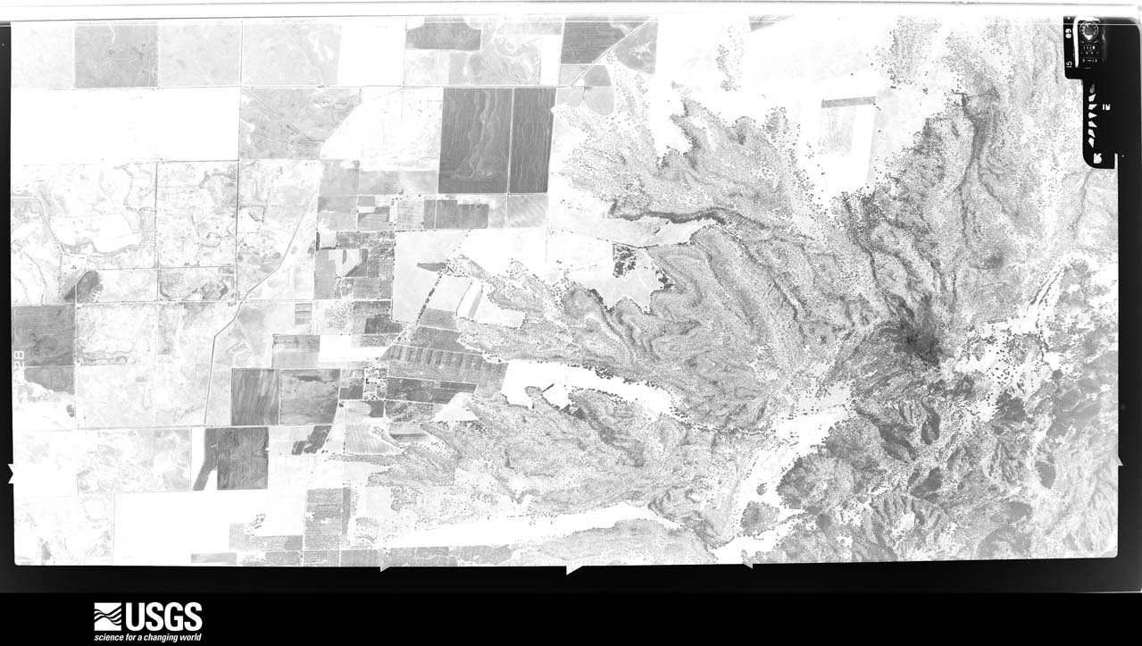 U.S. Geological Survey aerial photograph, 1966-06-28, scale 1:21670