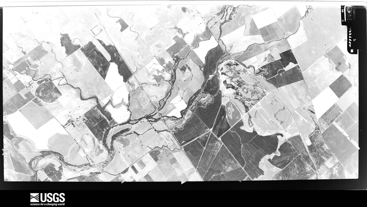 U.S. Geological Survey aerial photograph, 1966-06-28, scale 1:21670