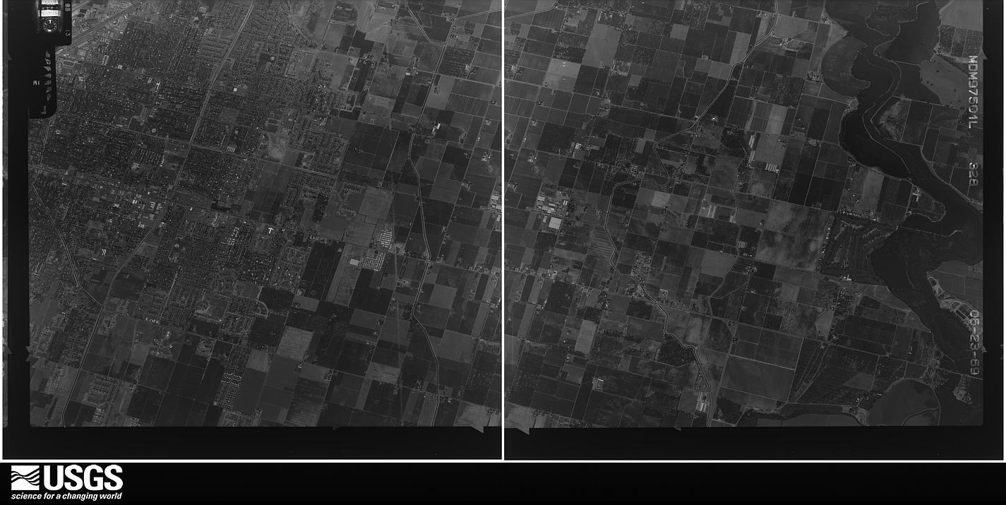 U.S. Geological Survey aerial photograph, 1969-05-23, scale 1:21670