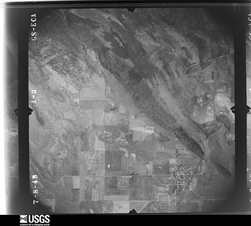 U.S. Geological Survey aerial photograph, 1948-07-14, scale 1:27230