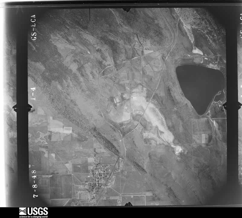 U.S. Geological Survey aerial photograph, 1948-07-14, scale 1:27230