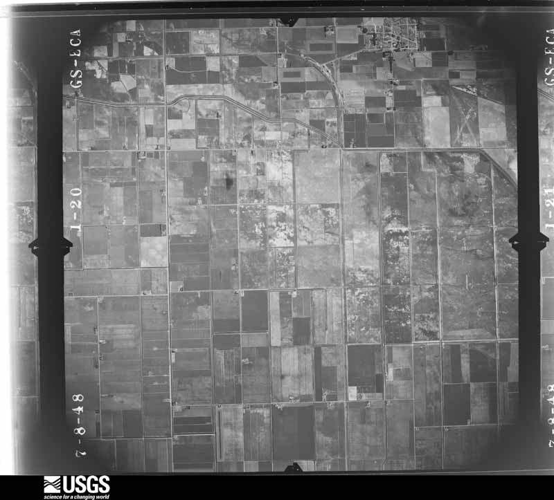 U.S. Geological Survey aerial photograph, 1948-07-14, scale 1:27230
