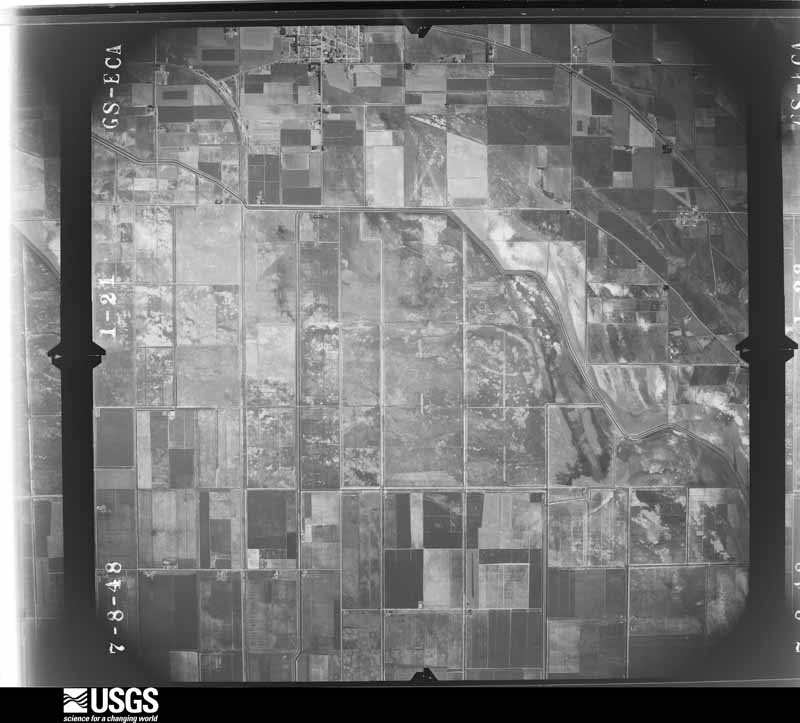 U.S. Geological Survey aerial photograph, 1948-07-14, scale 1:27230