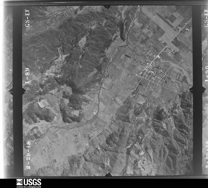 U.S. Geological Survey aerial photograph, 1948-02-29, scale 1:35000