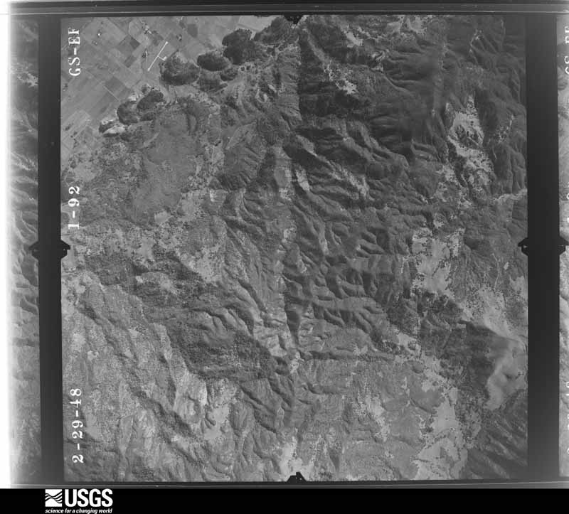 U.S. Geological Survey aerial photograph, 1948-02-29, scale 1:32000