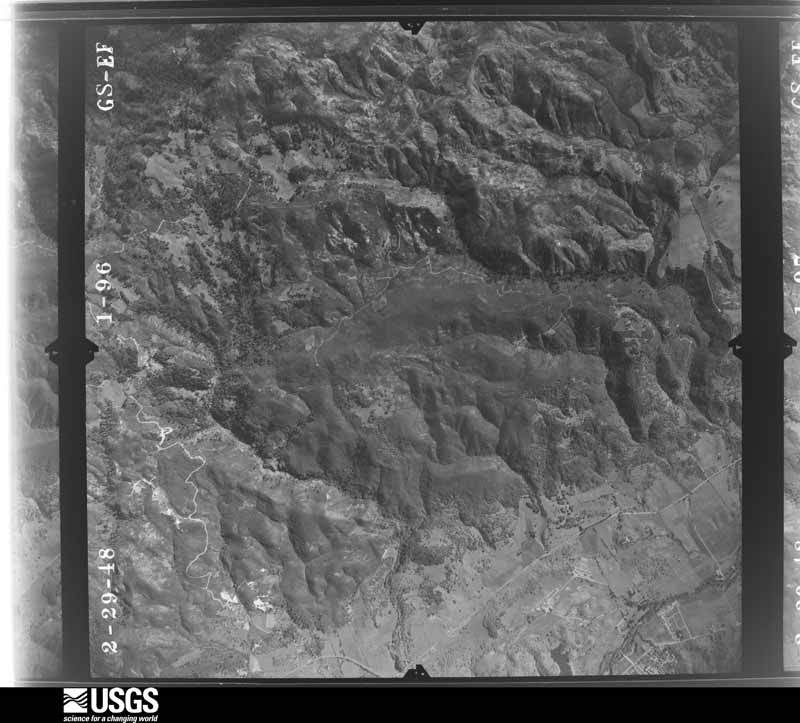 U.S. Geological Survey aerial photograph, 1948-02-29, scale 1:32000