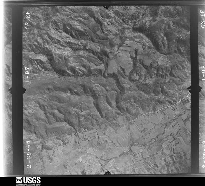 U.S. Geological Survey aerial photograph, 1948-02-29, scale 1:32000