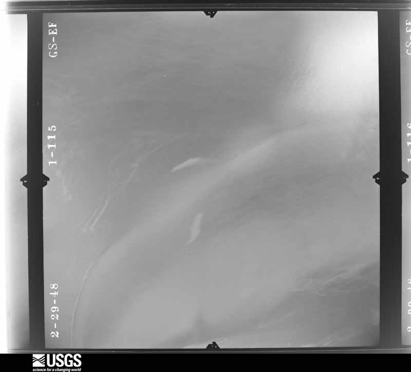 U.S. Geological Survey aerial photograph, 1948-02-29, scale 1:28400