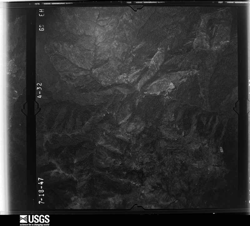 U.S. Geological Survey aerial photograph, 1947-07-18, scale 1:37400