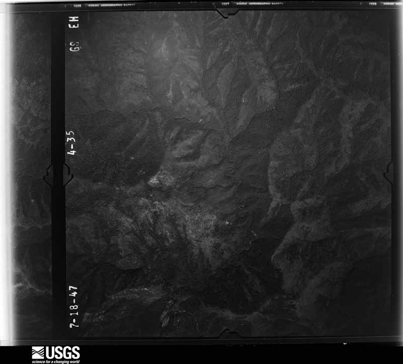 U.S. Geological Survey aerial photograph, 1947-07-18, scale 1:37400