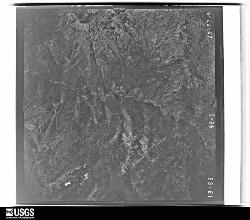 U.S. Geological Survey aerial photograph, 1947-07-08, scale 1:37400