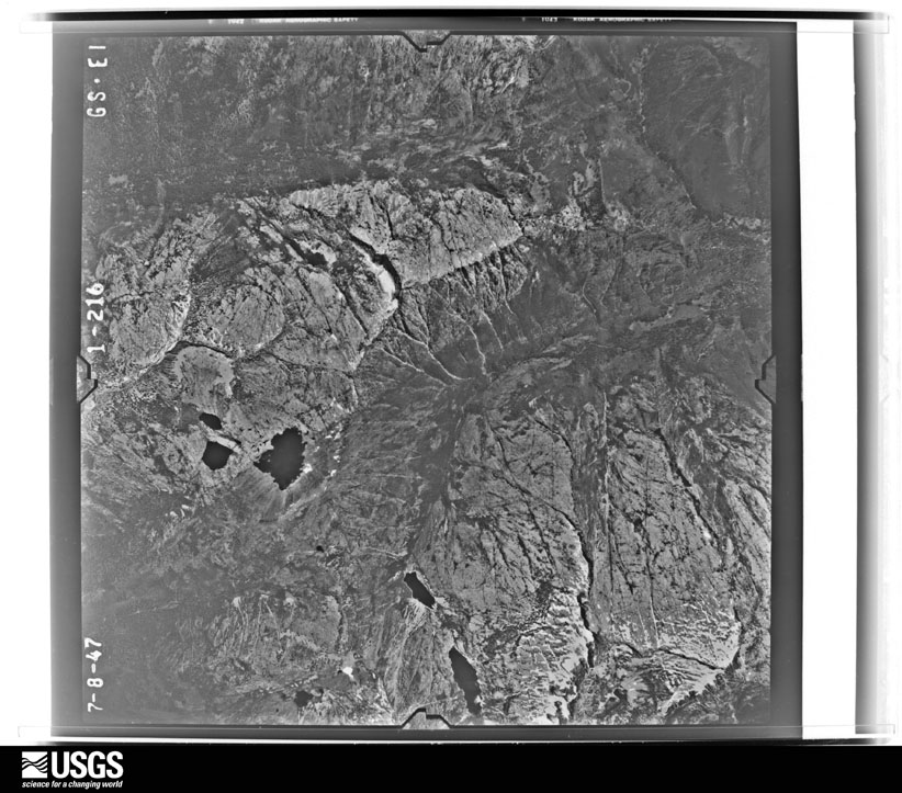 U.S. Geological Survey aerial photograph, 1947-07-08, scale 1:37400