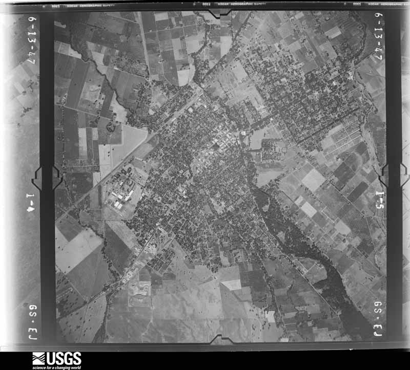 U.S. Geological Survey aerial photograph, 1947-06-13, scale 1:23600