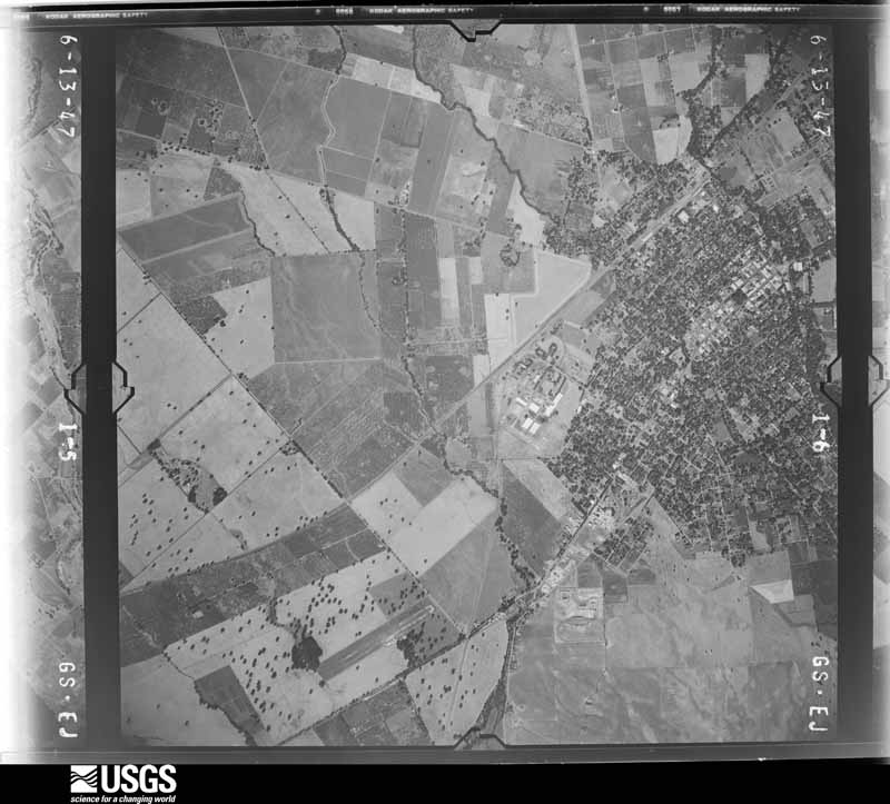 U.S. Geological Survey aerial photograph, 1947-06-13, scale 1:23600