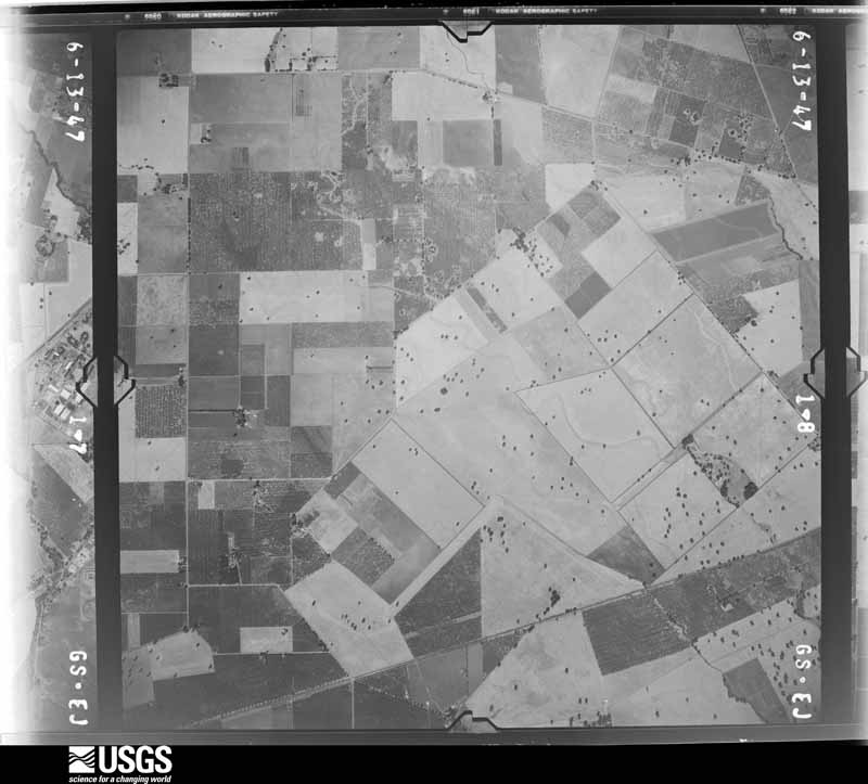 U.S. Geological Survey aerial photograph, 1947-06-13, scale 1:23600