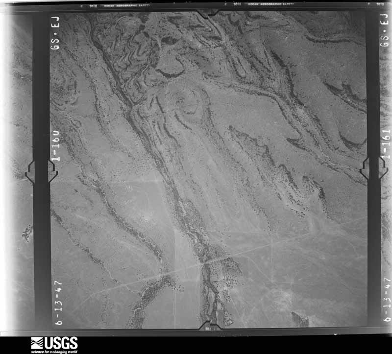 U.S. Geological Survey aerial photograph, 1947-07-10, scale 1:23600