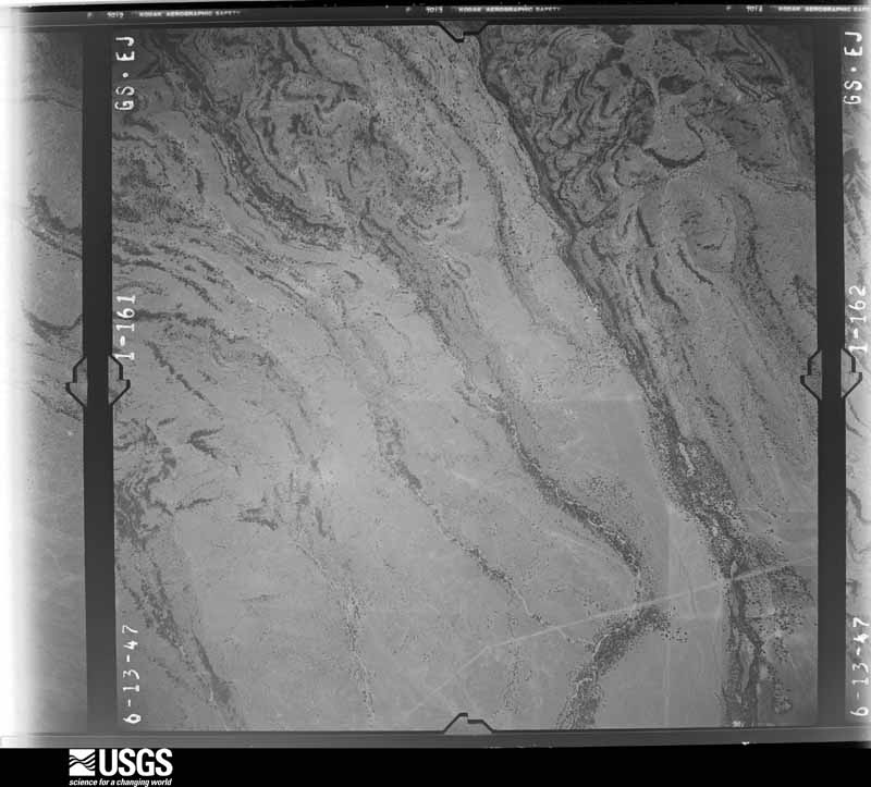 U.S. Geological Survey aerial photograph, 1947-07-10, scale 1:23600