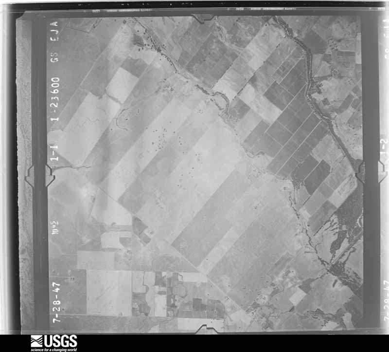 U.S. Geological Survey aerial photograph, 1947-08-05, scale 1:23600