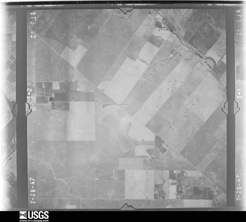 U.S. Geological Survey aerial photograph, 1947-08-05, scale 1:23600