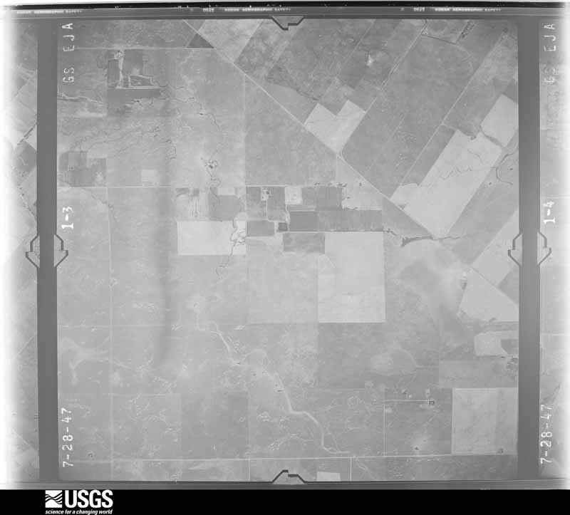 U.S. Geological Survey aerial photograph, 1947-08-05, scale 1:23600
