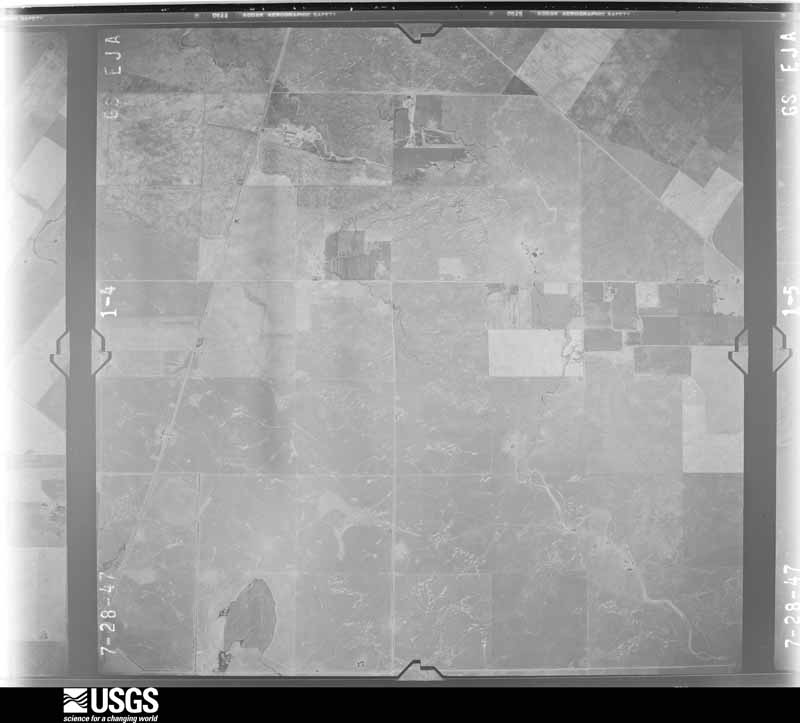 U.S. Geological Survey aerial photograph, 1947-08-05, scale 1:23600