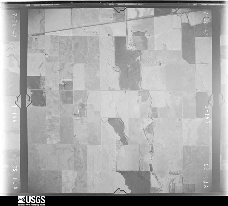 U.S. Geological Survey aerial photograph, 1947-08-05, scale 1:23600