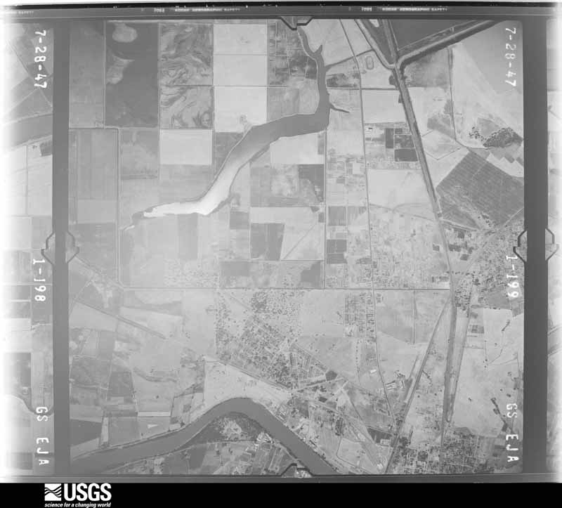 U.S. Geological Survey aerial photograph, 1947-08-05, scale 1:23600