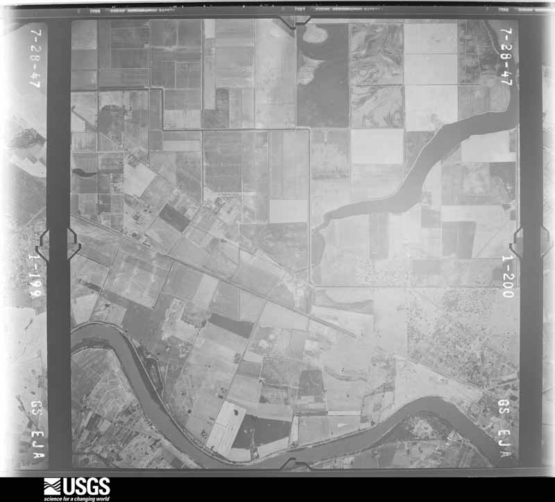 U.S. Geological Survey aerial photograph, 1947-08-05, scale 1:23600