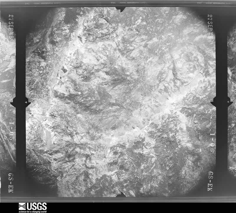 U.S. Geological Survey aerial photograph, 1948-10-21, scale 1:43200