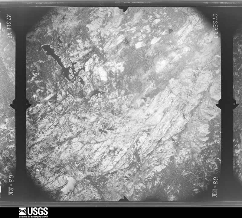U.S. Geological Survey aerial photograph, 1948-10-21, scale 1:43200