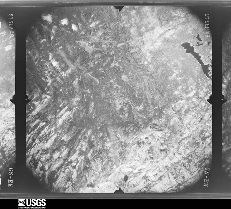 U.S. Geological Survey aerial photograph, 1948-10-21, scale 1:43200