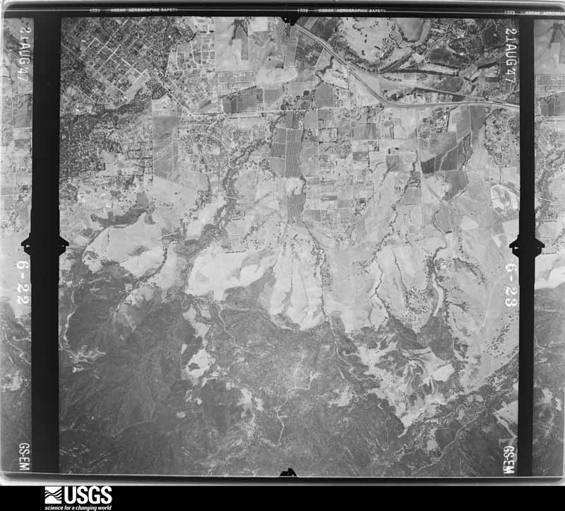 U.S. Geological Survey aerial photograph, 1947-08-21, scale 1:24000