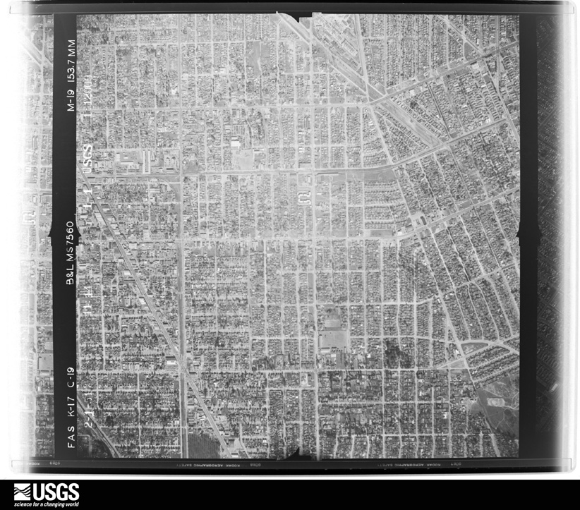 U.S. Geological Survey aerial photograph, 1951-02-01, scale 1:12000