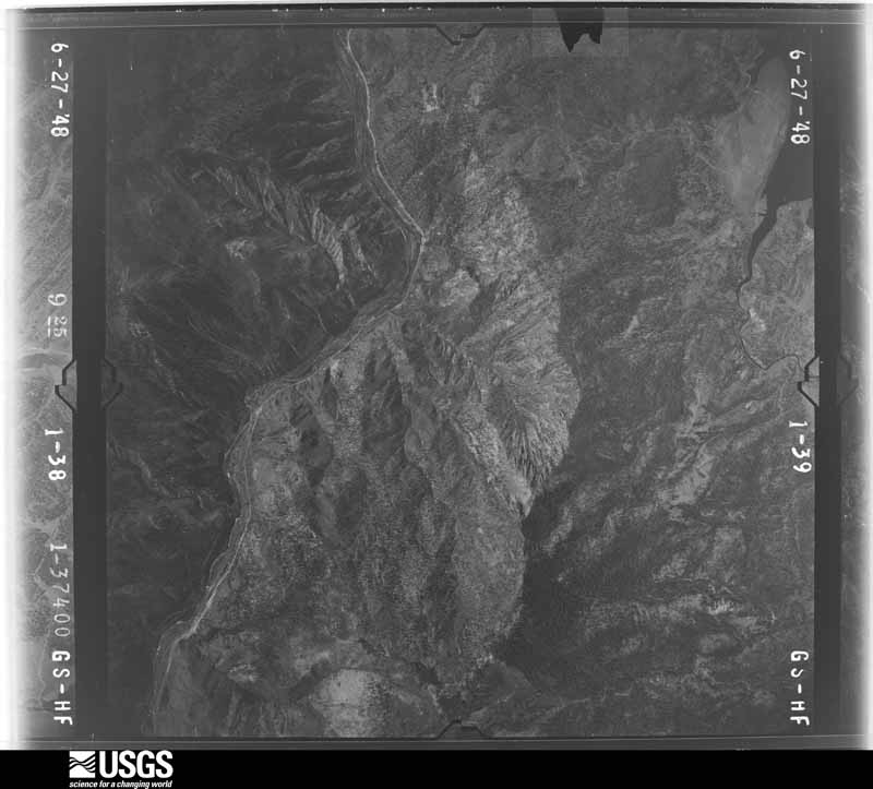 U.S. Geological Survey aerial photograph, 1948-06-01, scale 1:37400