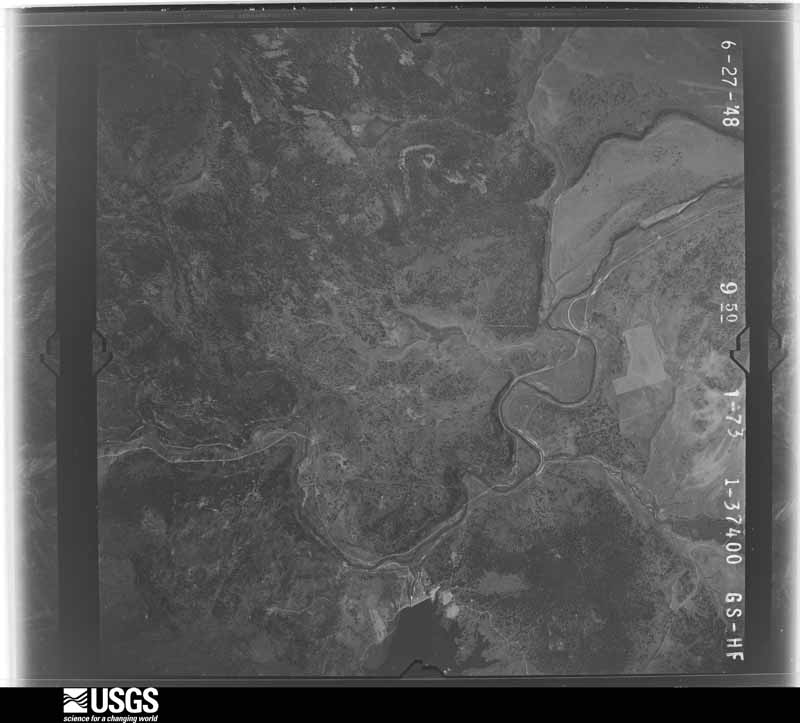 U.S. Geological Survey aerial photograph, 1948-06-01, scale 1:37400