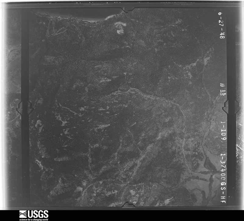 U.S. Geological Survey aerial photograph, 1948-06-01, scale 1:37400
